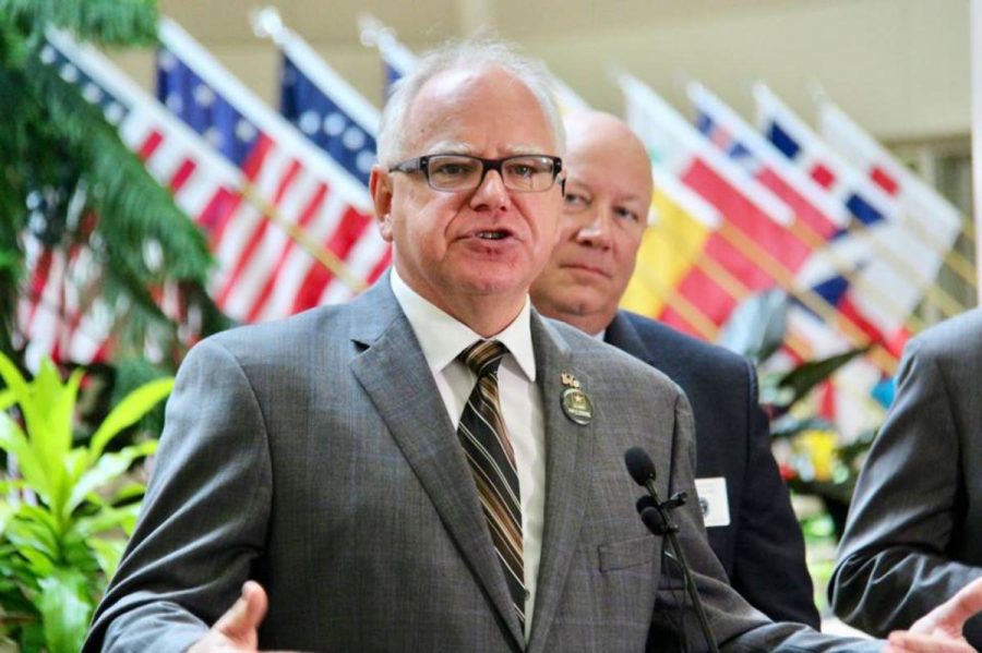 Governor Tim Walz of MInnesota has an approval rating of 65% after leading his state in the midst of the crisis.