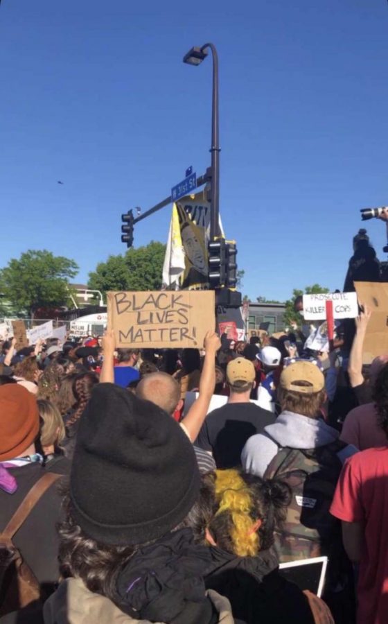 Peaceful daytime protests filled the streets of South Minneapolis in the wake of George Floyd's murder by police, but some turned destructive at night.