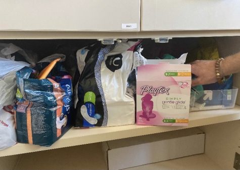 The overflowing menstrual product cubby in Mr. Hardmans office is representative of how periods are seen within the public school system -- an afterthought.