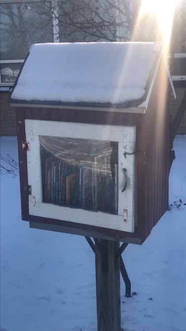 Students as young as 4 can access this little library on Highland Elementary Schools campus.
