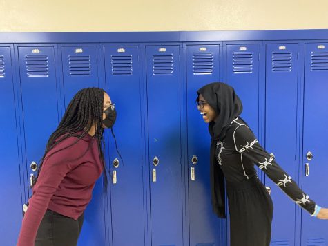 Sparks fly between Heights students as the decision to take their masks off has arrived.