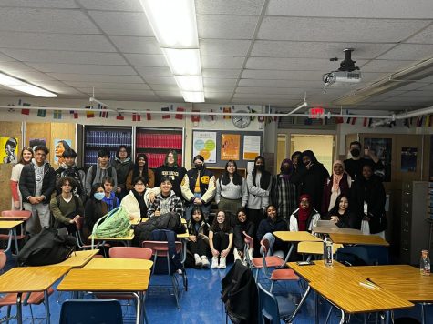 The 2022-23 student council is led by new advisors: band teacher Ms. Caitlin DiSalvi and social studies teacehr Mr. Brett Herbers.