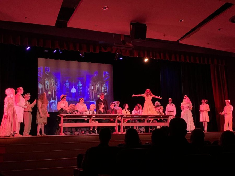 The CHHS Musical cast of The Addams Family ended 2022 off with a bang, performing for the Columbia Heights community.