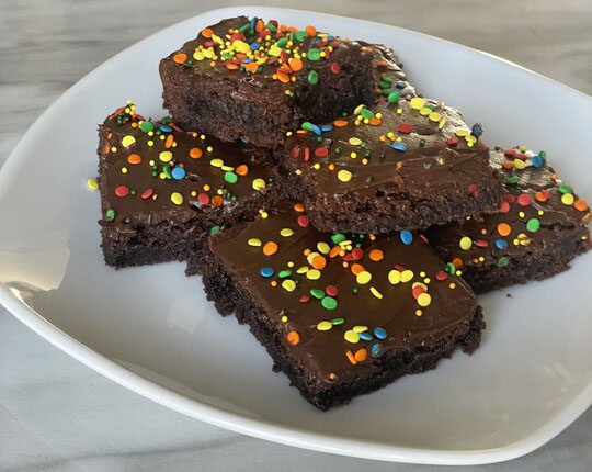Following this perfect recipe will leave you with these perfect brownies!