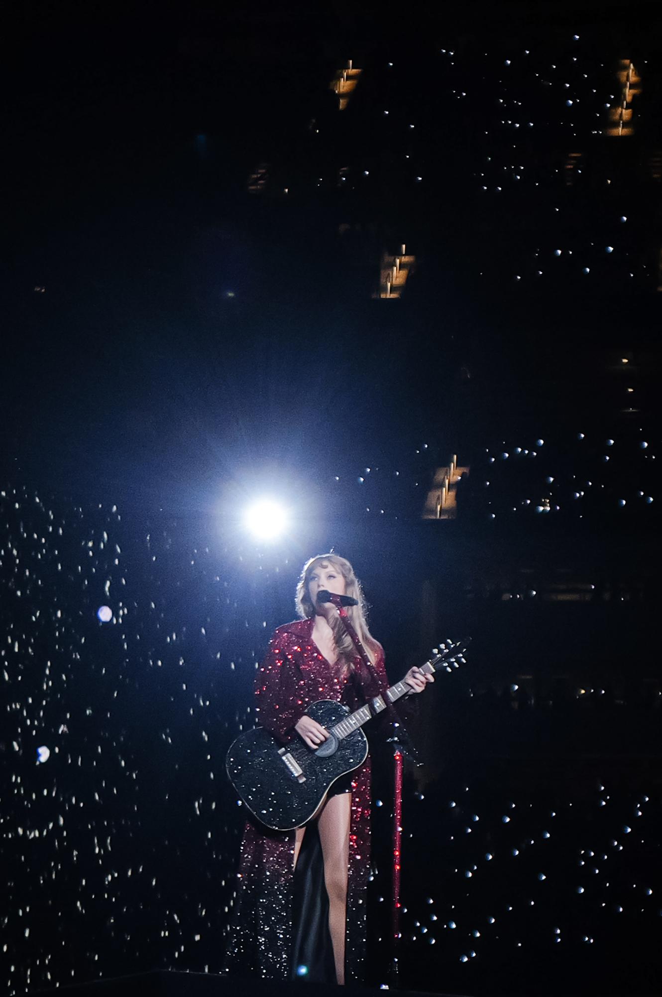 Traveling through her star-studded discography: “Taylor Swift: The Eras Tour”  is just as iconic as the star herself – The Heights Herald
