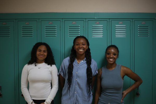 Jakhia Kral (10), Zoe Zuehlke (12) and Skyy Phillips (12) are just a few of the new CHHS flag football team's roster. Interested in joining? Find out more information from Activities Director Jake Henderson!